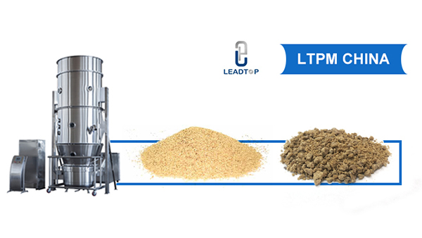 Chemical Solid Drinks Granulating Machine Fluid Bed Dryer Granulator