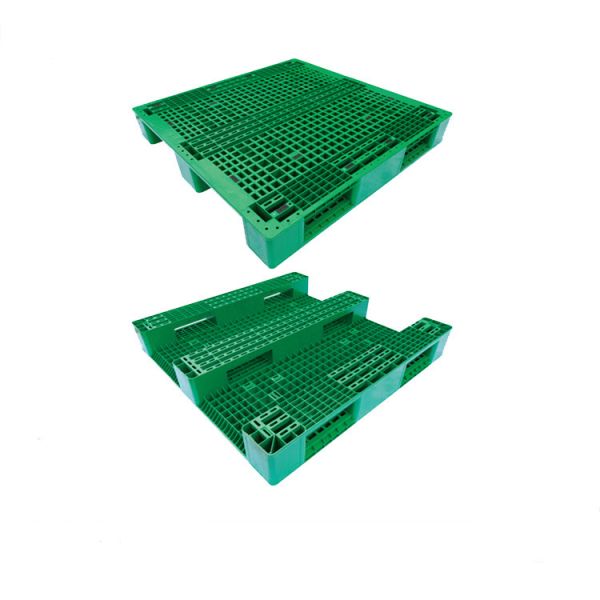 Buy Green Perforated Pallet HDPE Warehouse Plastic Pallet 1500x1500mm at wholesale prices