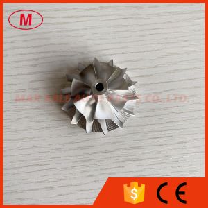 Quality KP39 31.00/43.00mm 7+7 blades high performance turbocharger milling/aluminum 2618/Billet compressor wheel for sale
