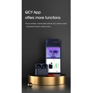 2021 QCY Wireless Earbuds Noise Cancelling HT01 Wireless Charging Headphones