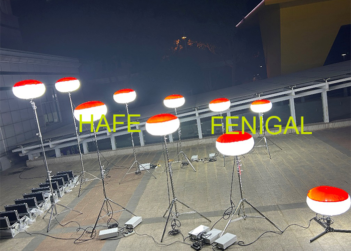 400W LED Inflatable Light Tower Soft Light for Work Areas Easy Setup