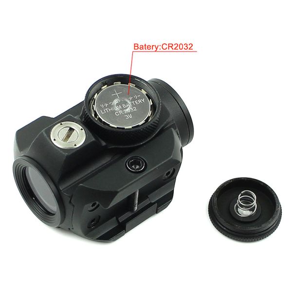 3 MOA Waterproof Fogproof Night Vision Red Dot 8 Brightness Setting