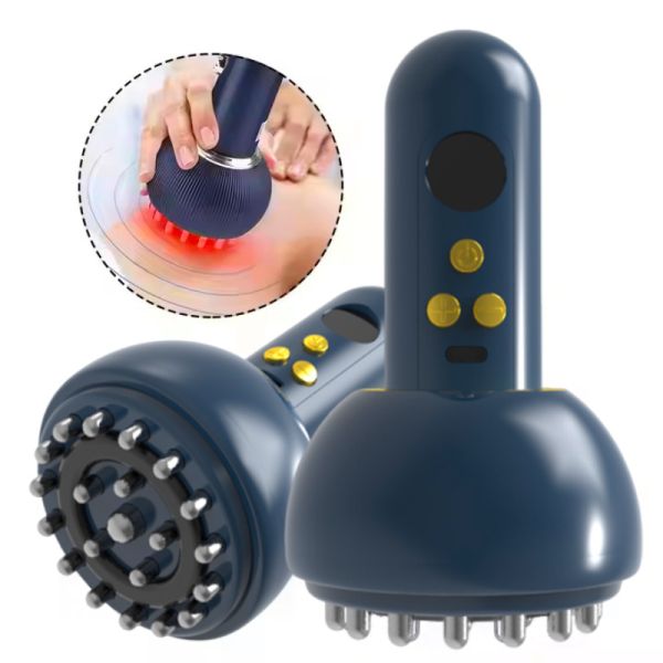 Buy Vibration Heating Scraping Cupping Massager Body Slimming Guasha Massage Brush at wholesale prices