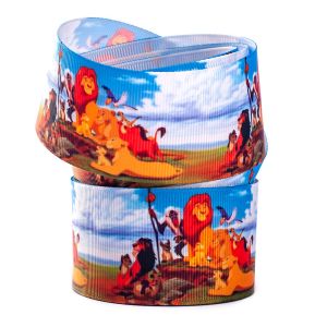 Quality Wholesale high quality girls printed cartoon character grosgrain ribbon for hair tie for sale
