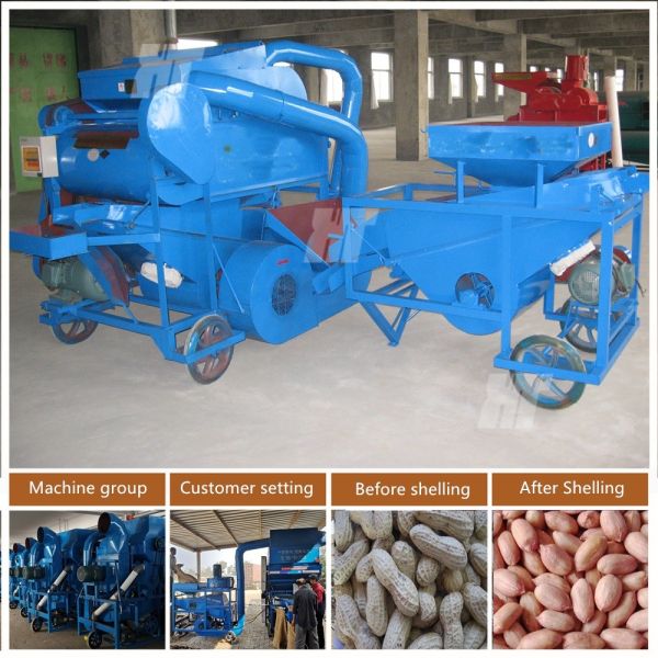 Buy High Shell Rate Peanut Cracking Machine Groundnut Dehulling Machine at wholesale prices