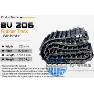 Hagglunds bv206 rubber track