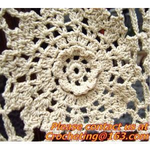 Crocheted Applepine flower Table cloth, table cover, handmade crochet, blanket,