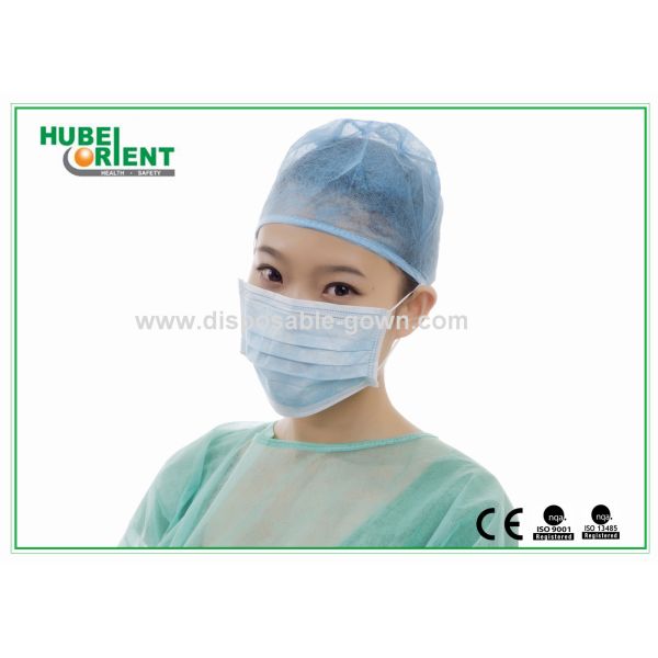 Buy Single Use Medical Nonwoven Earloop Face Mask For Hospital at wholesale prices
