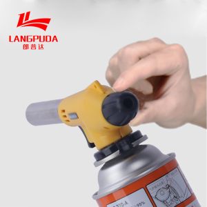 Stainless Steel 15cm Gas Torch Gun , Kitchen Culinary Torch