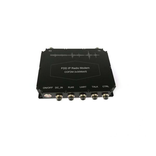 Buy Audio Video Data IP Radio Modem 128 Bit AES Encryption Cofdm 2K Modulation at wholesale prices