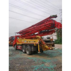2021 Red Sy 43m Concrete Pump on Sy Truck Top Ranking Heavy Construction