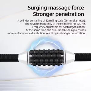 Roller Deep Tissue Vibrating Rolling Body Massager Body Micro Vibration Inner