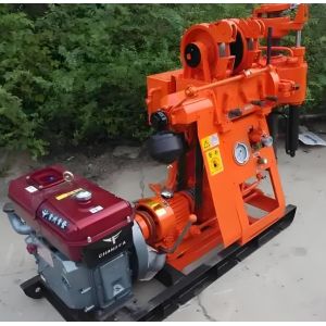 Online Video Support Portable Borehole Drilling Rig With BW 160 Mud Pump XY-1