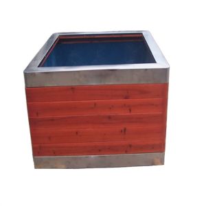 Rectangular outdoor modern large flower pots square planters