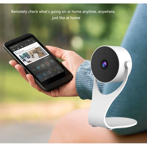 Cam 1080p HD Indoor Smart Home Camera With Night Vision, 2-Way Audio,One Pack, White(AC11)