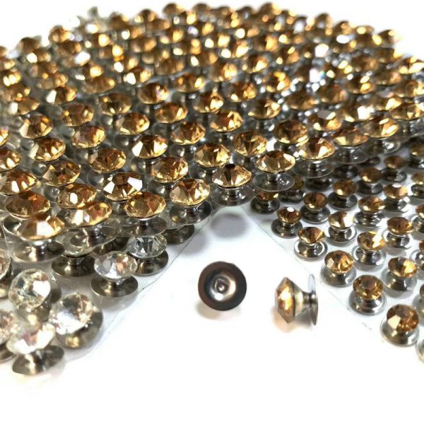 high quality rhinestone metal rivet button