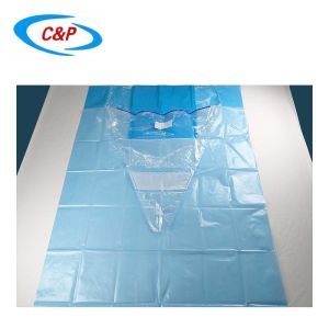 China Disposable Gynecology Under Buttock Drape Nonwoven Fabric In Blue on sale