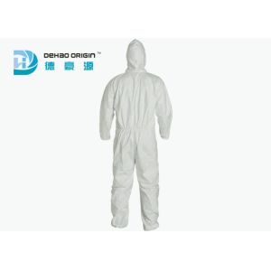 Elastic Wrist Ankle Large Full Body Disposable Coveralls