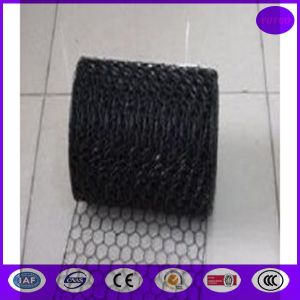 Black Vinyl Chicken Wire Mesh Panels for construction