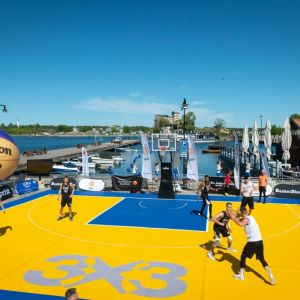 Anti-Slip PP Interlocking Sports Tiles for Basketball Tennis Courts