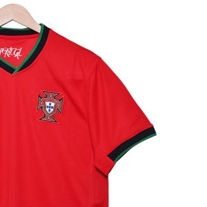 2024 Portugal Home Fan Edition Football Jersey Group Customization