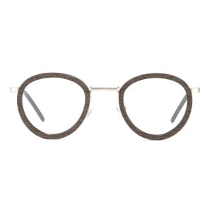 Retro Unisex Polarized Wooden Frame Glasses Wood Frame Prescription Sunglasses