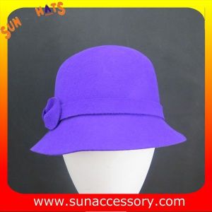 2264 Sun Accessory customized fashion winter wool felt cloche hats ,women hats
