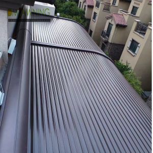 Electric Retractable Roof Awning Zip Track Roof Retractable Aluminium Outdoor