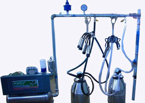 Buy Fully Refurbished Stainless Steel Mobile Milking Machine With Polished Pulsator at wholesale prices