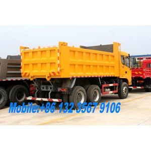 Cummins 260HP Tri-Ring Sitom 20T 25T 30T 6x4 10 wheel off-road dump truck