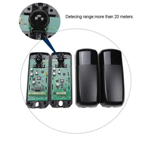 RTS Door Opening Infrared 24V IP54 Gate Photocell Sensor