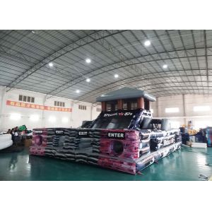 Inflatable Military Obstacle Course For Park Amusement Park Games