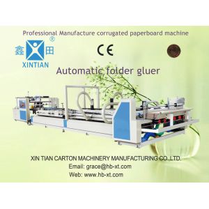 Quality 3 Phase Automatic Folder Gluer Machine 380V 50HZ , Digital Control for sale