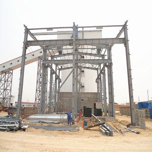 Hot Rolled Steel Frame Buildings Portable Steel Structure Garage