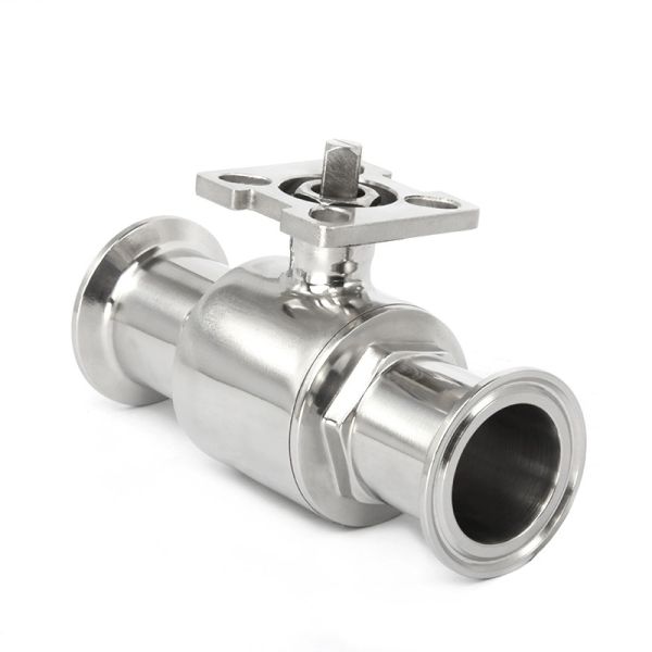 Ss 304 316 Stainless Steel Valved High Platform Tri-Clamp Ball Valve for Pipe Lines Connect