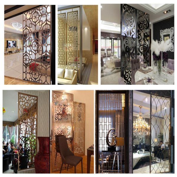 Hot sale laser cut metal screen dividers for door panel or wall panel