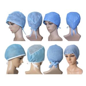 Disposable nonwoven Surgical cap DISPOSABLE NURSE SURGICAL HEADCAP NON WOVEN CAP