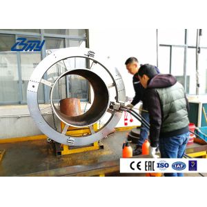 Adjustable Bearing System Hydraulic Pipe Cutting And Beveling Machine Long
