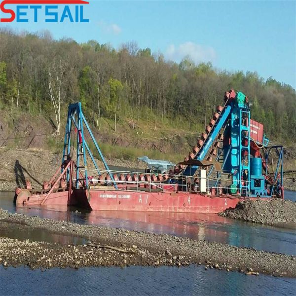 China Hot Sale Bucket Chain Gold Mining Diamond Dredger