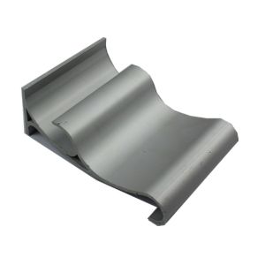 OEM Machined Aluminium Profiles Grey Anodized Custom Machined Parts