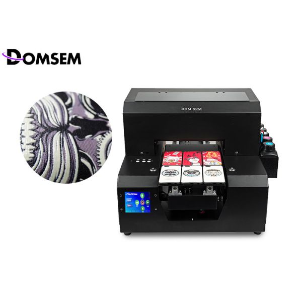 Buy Mini Format A4 UV Flatbed Printer Domsem 0.1mm Printing Precision For PVC Card at wholesale prices