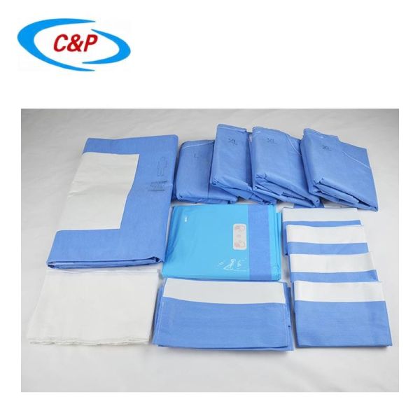 Nonwoven Sterile Craniotomy Pack Kit Surgical Head Drape OEM ODM