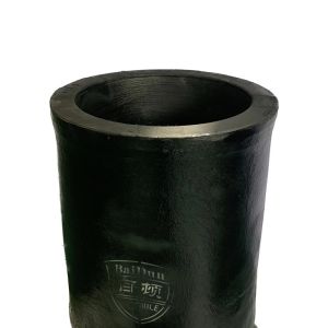 Round Induction Furnace Crucible Pot Acidic Basic Resistant Capacity 150kg