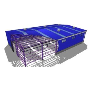 Prefabricated Cold Storage Metal Frame Prefab Building Structure Steel