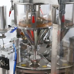 Nespresso Coffee Capsule Kcup Filling Sealing Machine Automatic