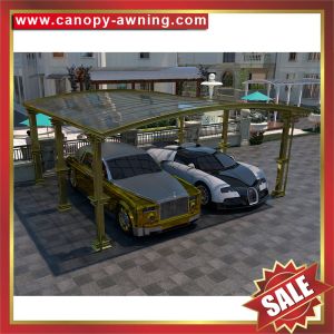 hot selling luxury rome style backyard polycarbonate aluminium parking double