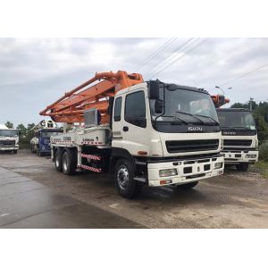 ISO90001 Approved Used Cement Truck , Concrete Pumping Truck 37 Meters