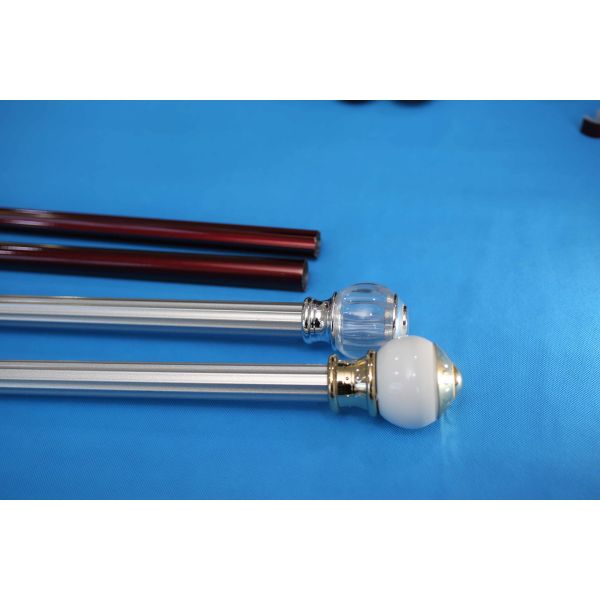 Buy Luxury Modern Drapery Galvanized Pipe Curtain Rods Adjustable ISO9001 Certified at wholesale prices