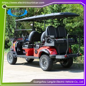 Mini 4+2 Seats Electric Golf Club Cart Battery-operated Electric Buggy Car with