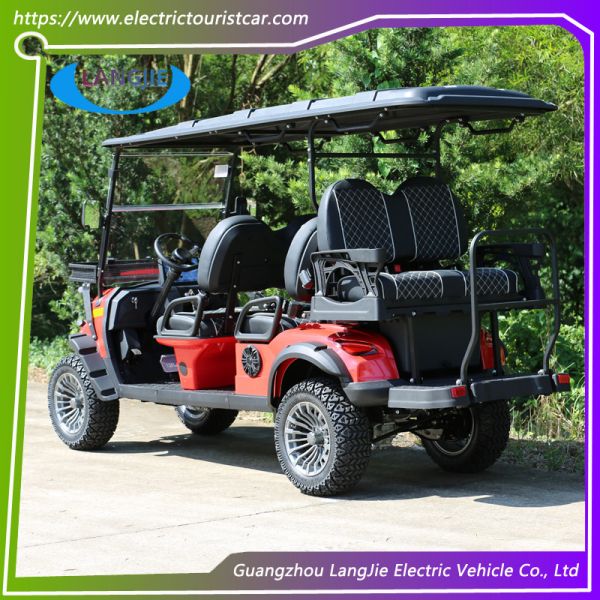 Mini 4+2 Seats Electric Golf Club Cart Battery-operated Electric Buggy Car with CE